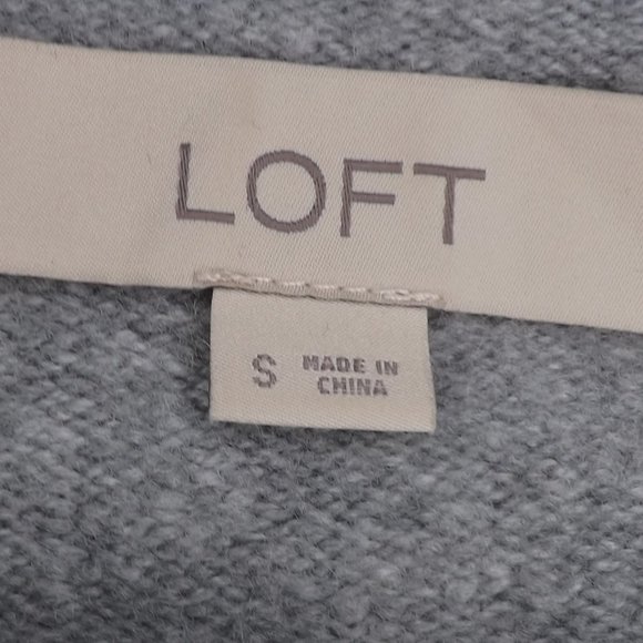 Loft Wool Blend Open Shoulder Sweater- Women's Small - Picture 7 of 9